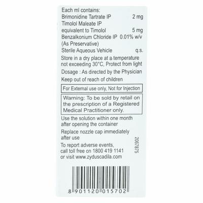 BRIOPT Ophthalmic Solution 5ml - Glaucoma-Ant