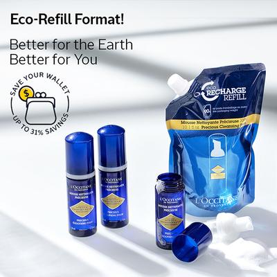 L'Occitane Immortelle Precious Cleansing Foam Refill 300 ml - Face Wash & Cleansers