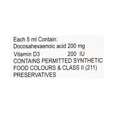 Calibrain D Delicious Mango Flavour suspension 200ml - Supplements-Sup