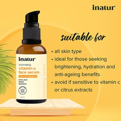 Inatur Skin Brightening & Repair Vitamin C Face Serum 30 ml - Face Serum