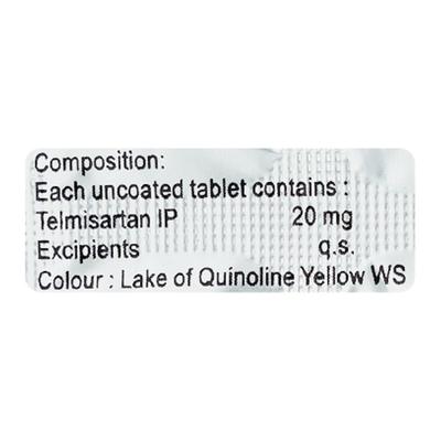 Telmikind 20mg Tablet 10'S - Hypertension-Ang