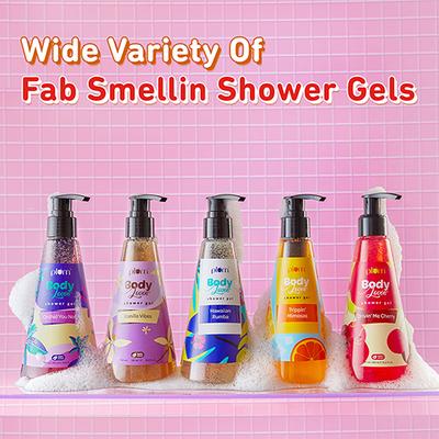 Plum BodyLovin' Caramel Popcorn Body Wash - Caramel Popcorn Fragrance 240 ml - Shower Gels & Body Wash