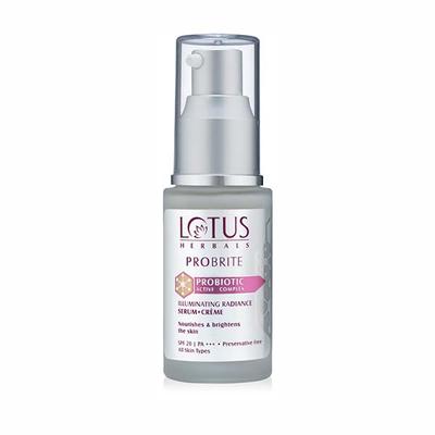 Lotus Herbals Probrite Illuminating Radiance Serum+Creme 30 Ml - Face Serum