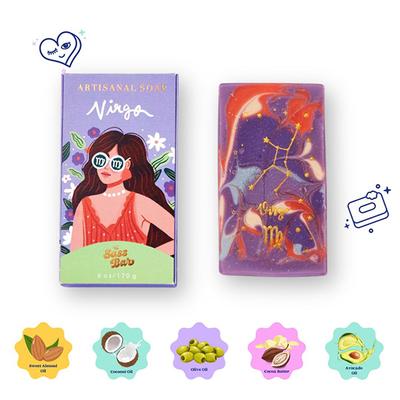The Sass Bar Virgo Star Sign Soap 135 gm - Soaps