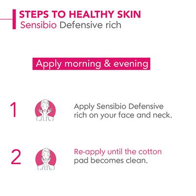 Bioderma Sensibio Defensive Rich Active Soothing Cream Hydration/Moisturisation 12h Nutrition 40 ml - Face Moisturizers