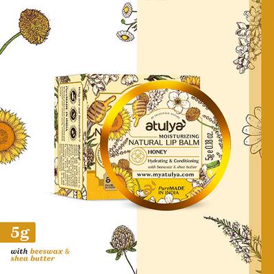 Atulya Honey Natural Lip Balm 5 gm - Lip Balms