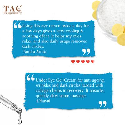 TAC The Ayurveda Co. Under Eye Gel 30 gm - Personal Care (Ayush)