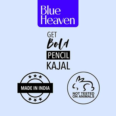 Blue Heaven Get Bold Pencil Kajal with Camphor & Castor Oil - 3.2gm - Kajal & Kohls