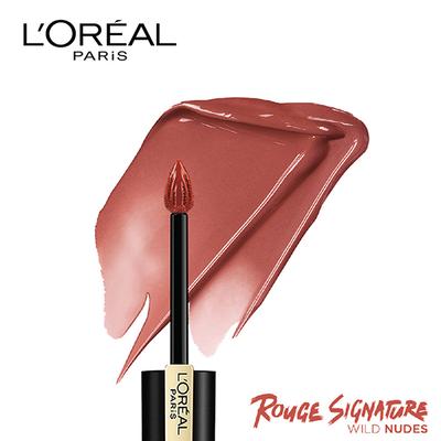 L'Oreal Paris Rouge Signature Matte Liquid Lipstick, 144 I Conquer 7 ml - Lipsticks