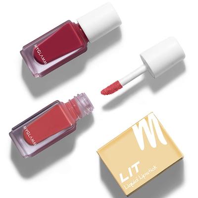 Myglamm Lit 2 In 1 Liquid Matte Lipstick - Flower Child 4 Gm - Liquid Lipsticks