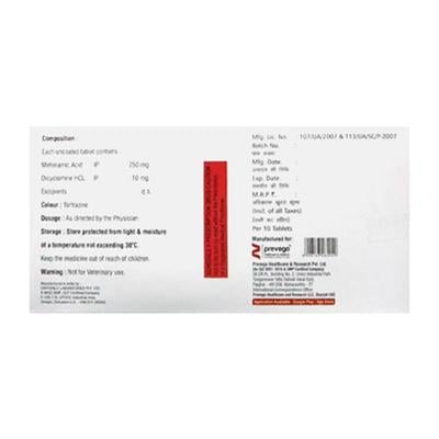 MEFAMIC SPAS Tablet 10's - Muscle Spasm-Ant