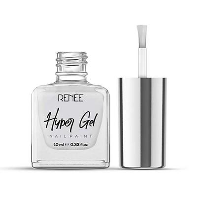 RENEE Hyper Gel Nail Paint - Ivory White 10 ml - Nail Polish