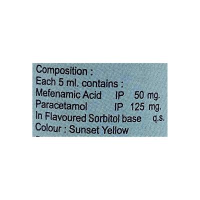 MEFAMIC P Suspension 60ml - Pain relief-Nsa