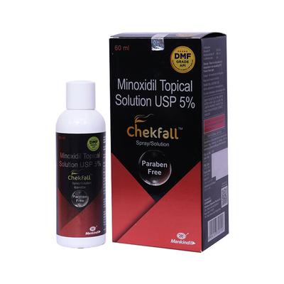Chekfall 5% Solution 60ml - Hair Loss-Oth
