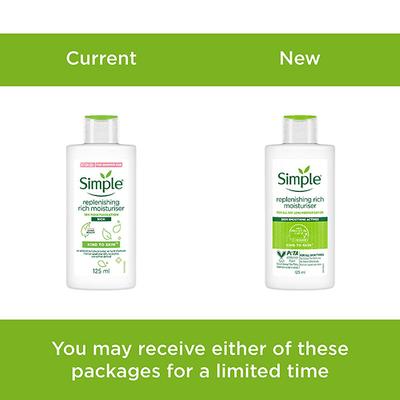 Simple Kind To Skin Replenishing Rich Moisturiser 125 ml - Face Moisturizers