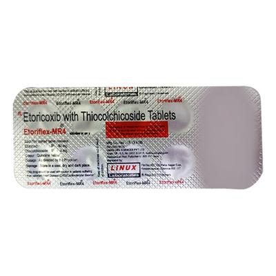 Etoriflex MR 4mg Tablet 10'S - Pain relief-Ant