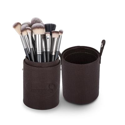 London Pride Cosmetics London Pride Cosmetics Brush Holder Cylinder shaped Brown big Brown 300 gm - Face Brush