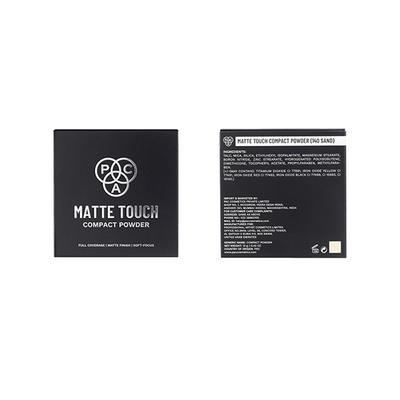 PAC Matte Touch Compact Powder Buildable Coverage Lightweight Sweat Resistant - 140 Sand (12 g) - Compact Powder