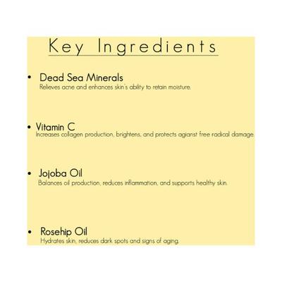 Vitamins & Sea Beauty, Anti-Aging Dead Sea Minerals & Vitamin C Complex - Toning Skin Serum 60 ml - Face Mists