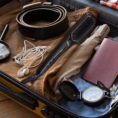 Vega Hair Straightener Brush with Ionic & Thermoprotect Technology and 16 Temperature Settings, VHSB-04 1's - Hair Combs