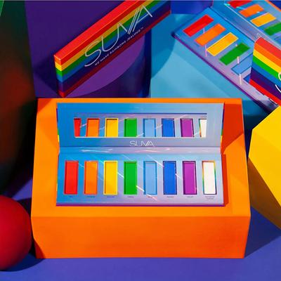 SUVA Beauty Pressed Pigment Palette - We Make Rainbows Jealous 11.7 gm - Face Palettes