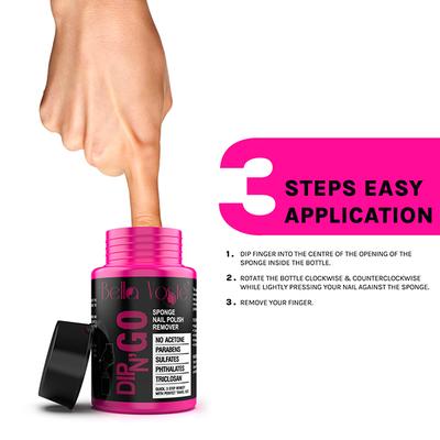 Bella Voste Dip N Go Nail Paint Remover 80 Ml - Nail Polish