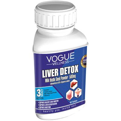 Vogue Wellness Liver Detox Veg Tablet 60's - Herbal Dietary Supplement