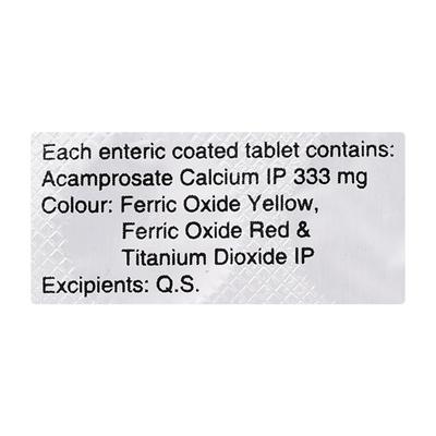 Acamptas 333mg Tablet 6'S - Alcohol Addiction