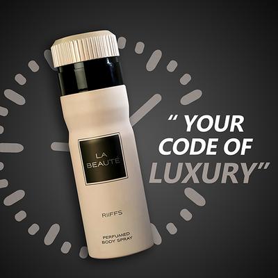 RiiFFS La Beaute Deodorant For men, Perfume Body Spray 200 ml - Men Deodorants/Roll-Ons