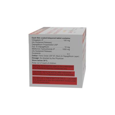 GALVUS DM 100/10/1000mg Tablet 10's - Diabetes-Ant