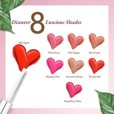 Organic Harvest Velvet Matte Liquid Lipstick - Red Apple 2.6 ml - Liquid Lipsticks