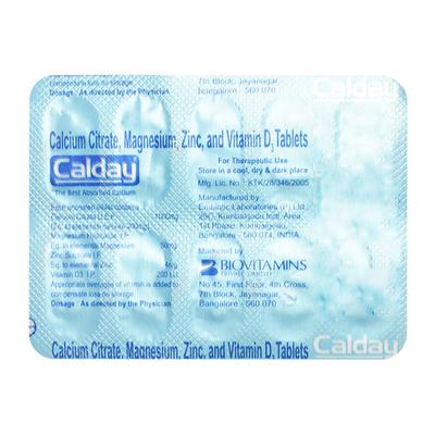 CALDAY Tablet 10's - Supplements-Cal