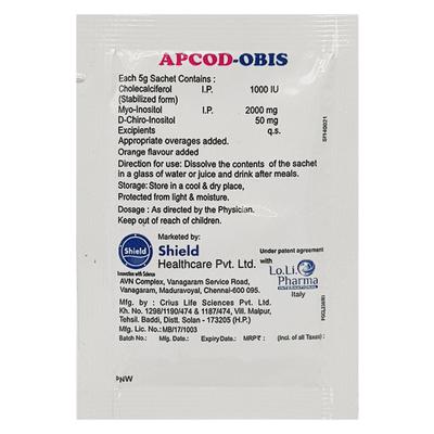 Apcod Obis Sachet 5gm - Supplements-Sup
