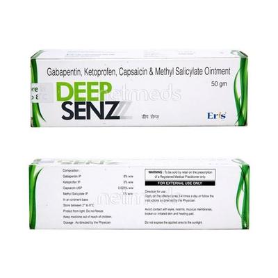 Deep Senz Ointment 50gm - Pain relief-Dnp
