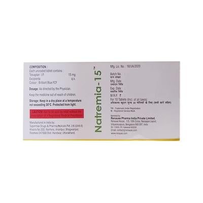 NATREMIA 15 Tablet 10's - Hyponatremia