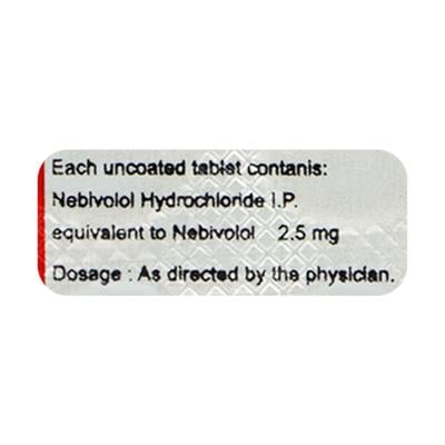 NEBILOC 2.5mg Tablet 15's - Hypertension-Bet