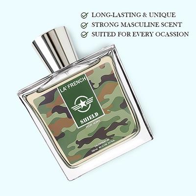 La French Shield Eau De Perfume for Men 100 ml - Men Perfumes (Edt/Edp)