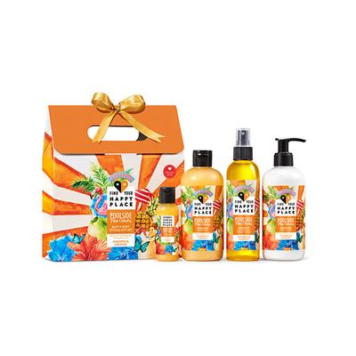 Find Your Happy Place Poolside Pina Coladas Bath & Body Rituals Gift Set - Shower Gel + Body Lotion + Body Mist + FREE mini 1's - Shower Gels & Body Wash