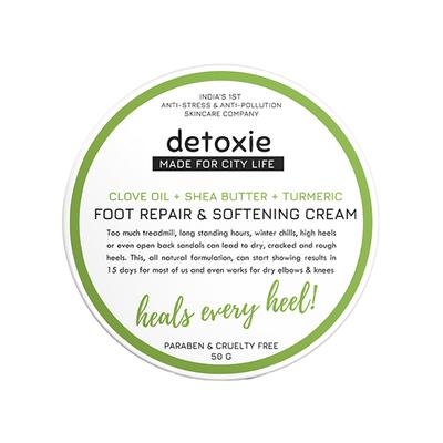 Detoxie Foot Repair and Softening Cream 50 gm - Foot Creams & Lotions