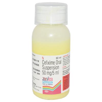 ZIFI READYMIX 50mg Oral Suspension 60ml - Bacterial Infections-Cep