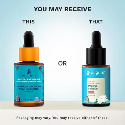 Pilgrim 25% AHA, 2% BHA, 5% PHA Peeling Solution 30 ml - Masks & Peels