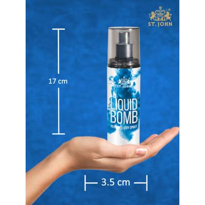 St. John Liquid Bomb Crystal Gold Edition Body Spray 150 ml + Liquid Bomb Cool Body Spray 150 ml - Women Perfumes (Edt/Edp)