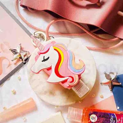 Bloomsberry Sanitizer Combo Pack (Unicorn Holder + Enchanted) 30 ml - Hand Sanitizer