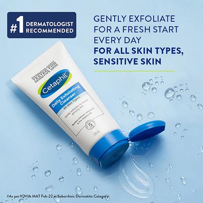 Cetaphil Daily Exfoliating Cleanser For All Skin Types 178 ml - Face Wash & Cleansers