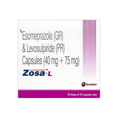 ZOSA L Capsule 15's - Ulcer/Reflux/Flatulence-Aaa