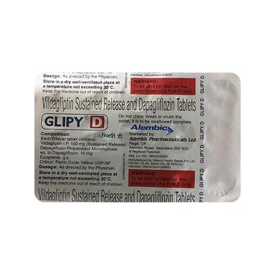 GLIPY D Tablet 15's - Diabetes-Ant