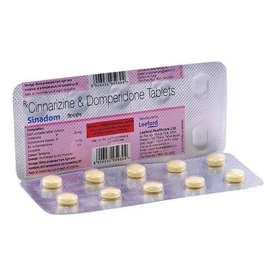 Sinadom Tablet 10'S - Vomitting/Emesis-Ant