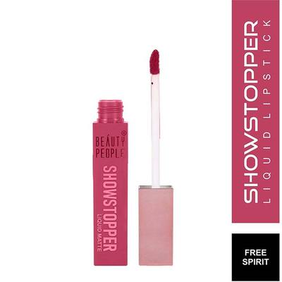 Beauty People Showstopper Liquid Lip Color with Spf 15 and Vit E 03 Free Spirit 4 ml - Liquid Lipsticks