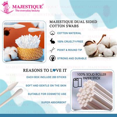 Majestique Dual-Purpose Cotton Swab Makeup Remover Stick 1's - Cotton Buds & Balls