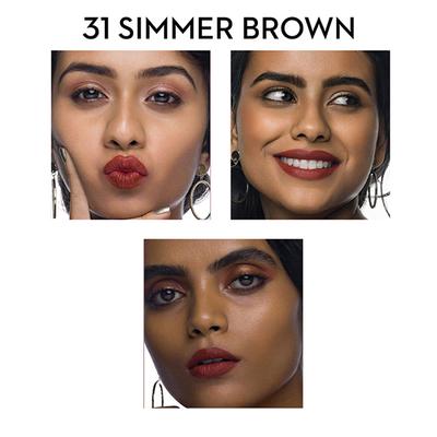 SUGAR Cosmetics Nothing Else Matter Longwear Lipstick - 31 Simmer Brown (Milk Chocolate Brown/Almond Brown) 3.2 gm - Lipsticks